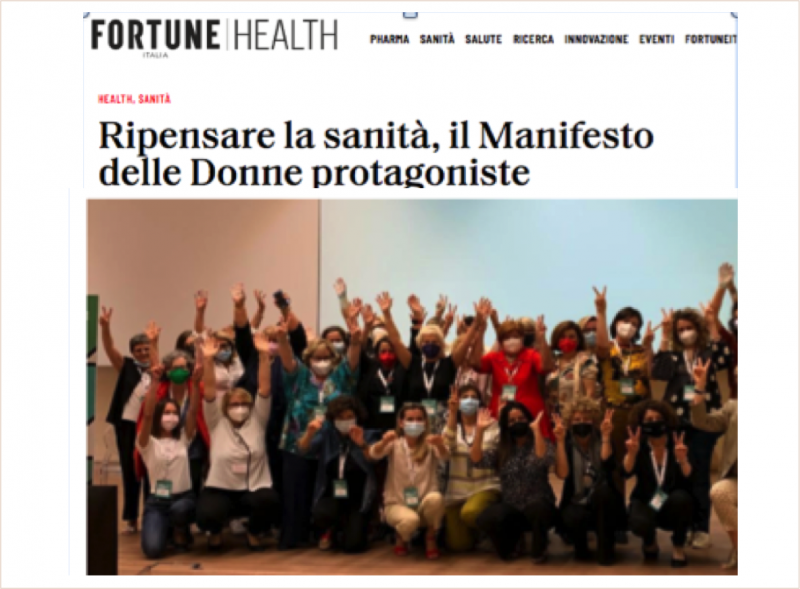 Ripensare La Sanit Il Manifesto Delle Donne Protagoniste Fortune